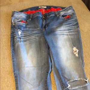 Woman’s plus size jeans